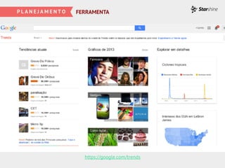 FERRAMENTA
https://google.com/trends
 
