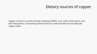 Copper Sources Shell Fish Anatomy physiology ppt is helpful for se | PPTX