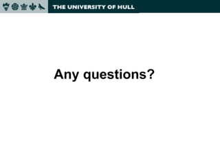 Any questions? 