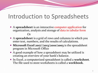 CREATING SAVING & OPENING SPREADSHEET USING WORKSHEET https://youtu.be ...