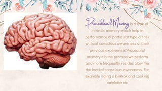 Long term memory | PPTX
