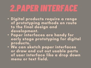 2.PAPER INTERFACE
•
•
•
 