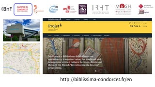 http://biblissima-condorcet.fr/en
 
