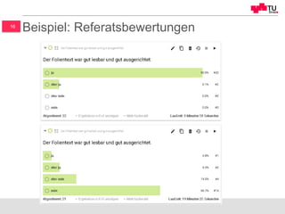 16
Beispiel: Referatsbewertungen
 