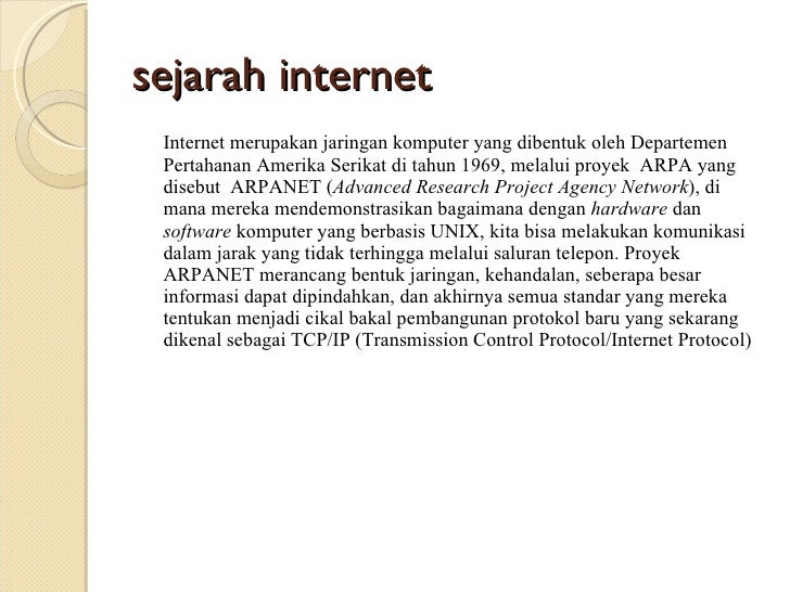 Sejarah Perkembangan Internet Yang Ada Saat Ini - Seputar Sejarah