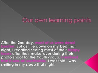 Collage “My Style”Overview of the 2-day event2.How do I look?