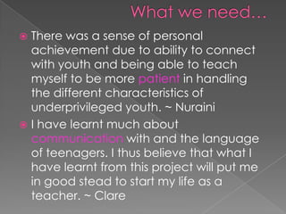 Overview of the 2-day event6.“Pre-loved” clothes