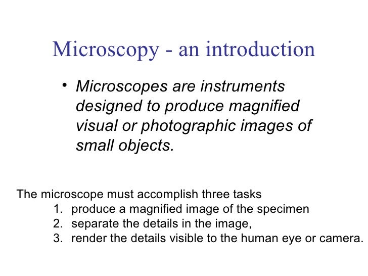 types of microscope microscopic powerpoint