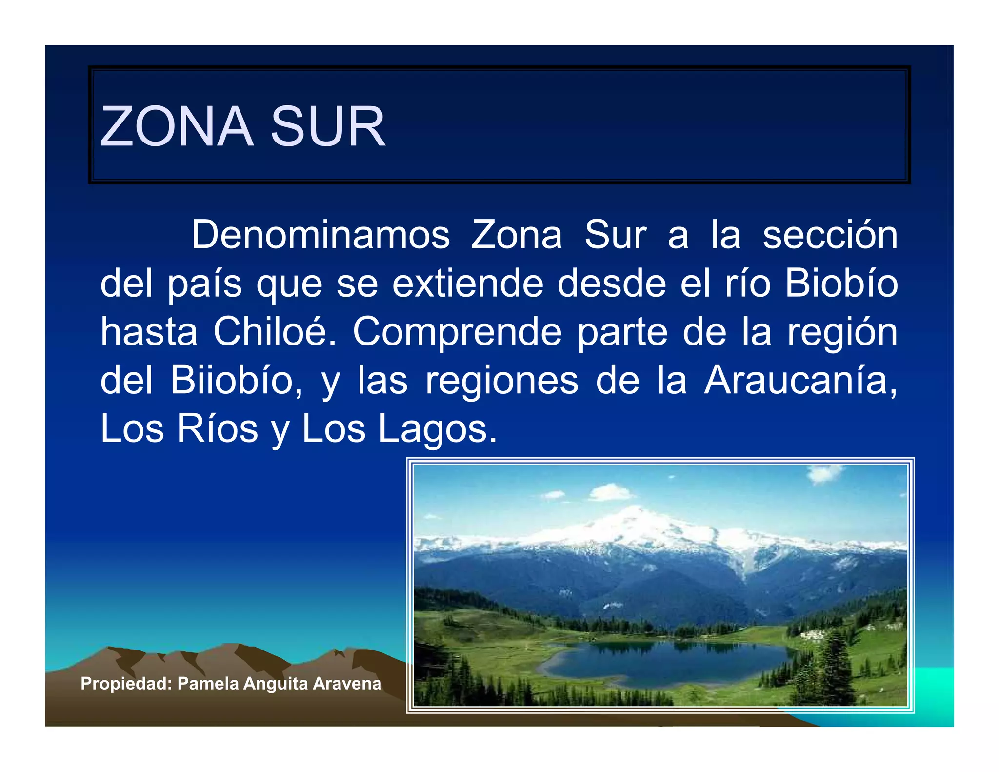 Ppt zonas naturales de chile | PDF