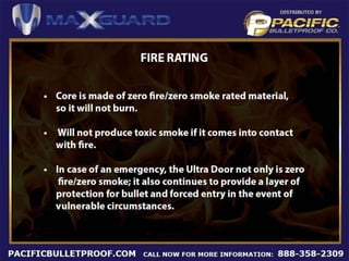 MaxGuard Ultra Door Powerpoint