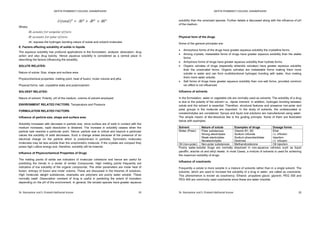 Basic concepts of solubility and solubility enhancement | PDF