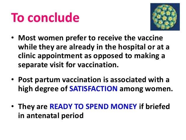 Cervical cancer vaccine money