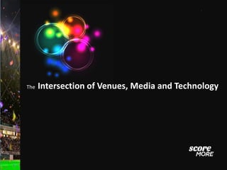 The Intersection of Venues, Media and Technology
 