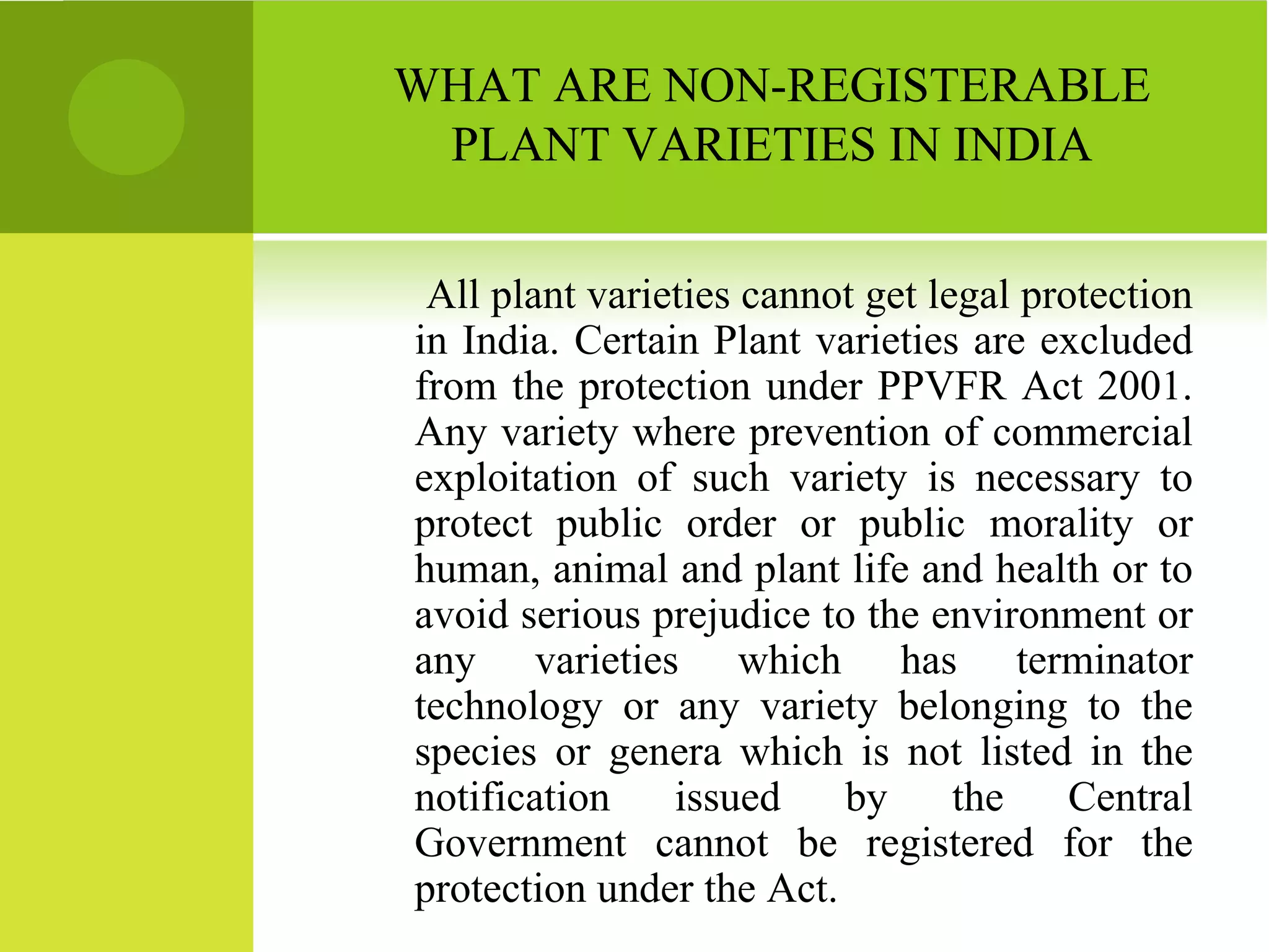 Ppvfr act 2001 | PPT