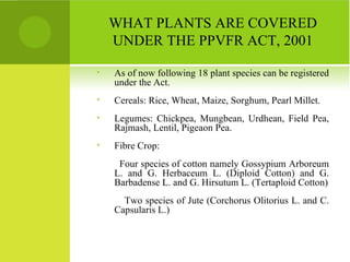 Ppvfr act 2001 | PPT