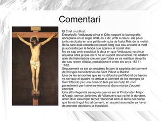 En ell ja s'aprecia el talent i intencionalitat de l'artista. 