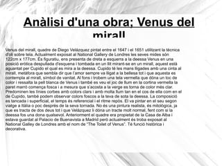 Una de les característiques més importants, és la qualitat dels objectes, com ara el regalim d'aigua que rellisquen pel càntir. 
