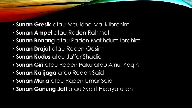 Luar Biasa Kata Kata Mutiara Dari Kanjeng Sunan Kali Jaga