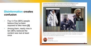 Disinformation and AI: Separating fact from fiction | PPTX