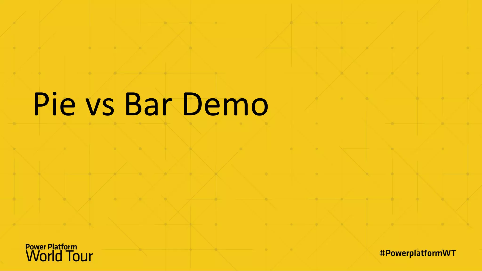 Pie vs Bar Demo
 