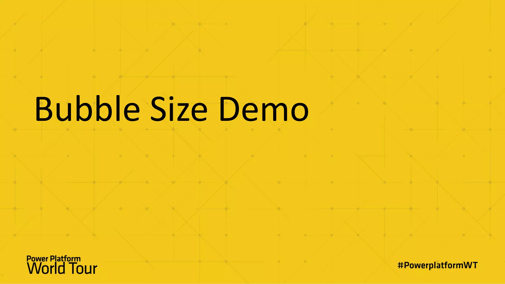 Bubble Size Demo
 