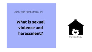 Training on sexual violence and harassment for Zimbabwean schools ...