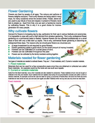 Flower Booklet.pdf Booklet flower gardening-ফুলের বাগান | PDF