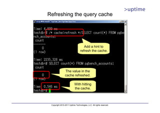 PostgreSQL Query Cache - Postgresql Query Cache -