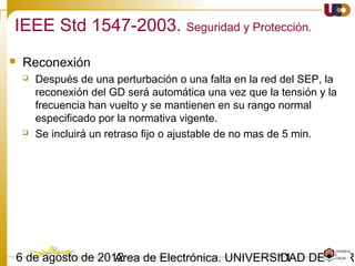 1103/02/15 Antonio Moreno Muñoz. Área de Electrónica. Universidad de Córdoba.
Las variaciones de tensión
 
