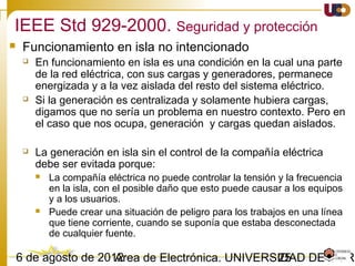 2503/02/15 Antonio Moreno Muñoz. Área de Electrónica. Universidad de Córdoba.
Requirements in Grid Codes
 