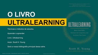 B R U N O K A T E K A W A | E M P O W E R I N G P E O P L E T H R O U G H D E S I G NB R U N O K A T E K A W A | E M P O W E R I N G P E O P L E T H R O U G H D E S I G N
O LIVRO
ULTRALEARNING
https://images-na.ssl-images-amazon.com/images/I/81G9RTo7a3L.jpg
Técnicas e métodos de estudos.
Aprender a aprender.
Livro: Ultralearning
Autor: Scott H. Young
Será a nossa bibliografia principal dessa série.
 