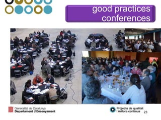 good practices
conferences
23
 
