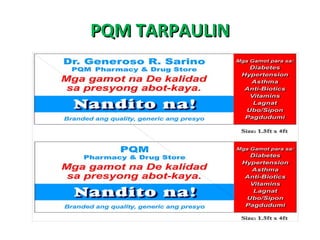 PQM TARPAULIN 
