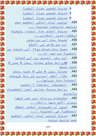 ~ 65 ~

‫البقرة‬ ‫سورة‬ ‫تفسير‬ ‫مدونة‬

‫البقرة‬ ‫سورة‬ ‫تفسير‬ ‫مدونة‬

‫البقرة‬ ‫سورة‬ ‫تفسير‬ ‫مدونة‬
434
.
‫حسب‬ ‫الحكيم‬ ‫الذكر‬ ‫آيات‬ ‫ترتيب‬
... ‫بمدونة‬ ‫تاريخيا‬ ‫نزولها‬
435
.
‫وكيفية‬ ‫النساء‬ ‫عدة‬ ‫أحكام‬ ‫مدونة‬
...‫المقارن‬ ‫جدول‬.{‫لبطالق‬
436
.
‫سلول‬ ‫بن‬ ‫أبي‬ ‫بنت‬ ‫جميلة‬
437
.
‫اإلسالم‬ ‫في‬ ‫ظاهر‬ ‫من‬ ‫أول‬
438
.
‫بن‬ ‫حذيفة‬ ‫أبي‬ ‫موالة‬ ‫خباط‬ ‫بنت‬ ‫سمية‬
...‫ال‬ ‫عبد‬ ‫بن‬ ‫المغيرة‬
439
.
‫ال‬ ‫بكر‬ ‫أبو‬
‫قحافة‬ ‫أبي‬ ‫بن‬ ‫صديق‬
440
.
yy
‫هللا‬ ‫صلي‬ ‫هللا‬ ‫رسول‬ ‫صحابة‬ ‫موقع‬ ‫روابط‬
‫وسلم‬ ‫عليه‬
441
.
‫وسلم‬ ‫عليه‬ ‫هللا‬ ‫صلي‬ ‫هللا‬ ‫رسول‬ ‫صحابة‬
442
.
‫شريعته‬ ‫وعال‬ ‫جل‬ ‫الباري‬ ‫أحكم‬ ‫هكذا‬
...‫نزولها‬ ‫منذ‬ ‫الممتدة‬
443
.
‫تحتسب‬ ‫ال‬ ‫الخاطئة‬ ‫التطليقة‬
444
.
‫الخلفيات‬ ‫أجمل‬ ‫معارض‬ ‫مدونة‬ ‫روابط‬
‫بالعالم‬
445
.
‫كلها‬ ‫عمر‬ ‫ابن‬ ‫روايات‬ ‫تحقيقات‬
...‫والشا‬ ‫منها‬ ‫األصح‬ ‫وبيان‬
446
.
‫الطالق‬ ‫أحكام‬ ‫تشريعات‬ ‫أن‬ ‫تبين‬
...‫أ‬ ‫المنزلة‬ ‫هي‬ ‫المستقرة‬
447
.
‫الحكيم‬ ‫الذكر‬ ‫آيات‬ ‫ترتيب‬ ‫مدونة‬
‫نزوله‬ ‫تاريخ‬ ‫حسب‬
 
