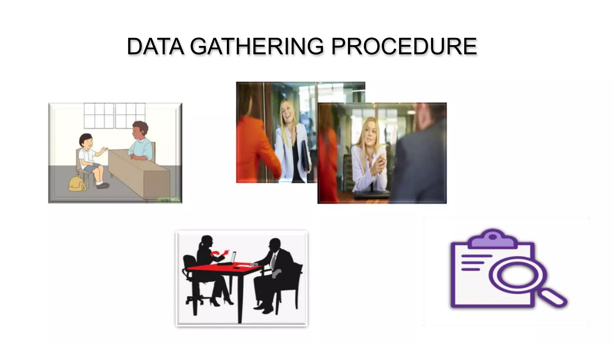 DATA GATHERING PROCEDURE