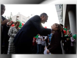 Presidente na inauguração do Centro Escolar