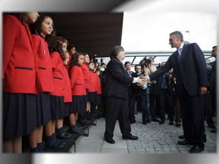 Presidente na inauguração do Centro Escolar