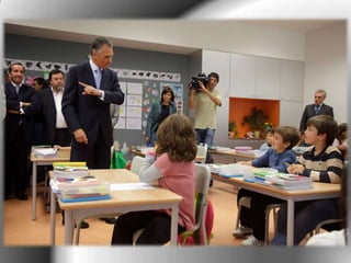 Presidente na inauguração do Centro Escolar