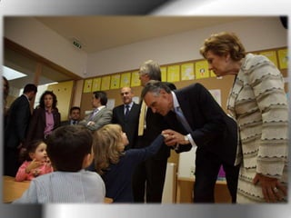 Presidente na inauguração do Centro Escolar