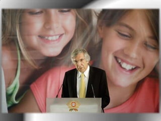 Presidente na inauguração do Centro Escolar