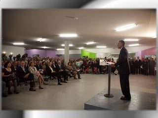 Presidente na inauguração do Centro Escolar