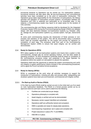 Pr 1159 - commissioning and start-up procedure | DOC