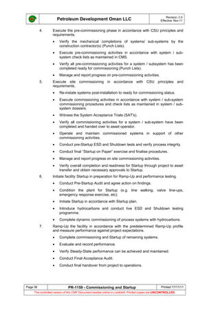 Pr 1159 - commissioning and start-up procedure | DOC