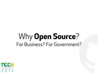 !
Constraints of Open Source
 