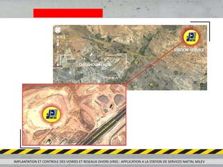 IMPLANTATION ET CONTROLE DES VOIRIES ET RESEAUX DIVERS (VRD) : APPLICATION A LA STATION DE SERVICES NAFTAL MILEV
 