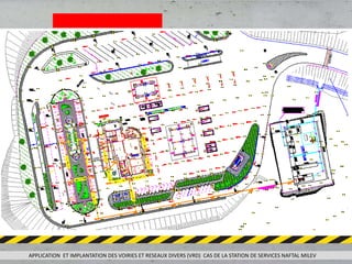 APPLICATION ET IMPLANTATION DES VOIRIES ET RESEAUX DIVERS (VRD) CAS DE LA STATION DE SERVICES NAFTAL MILEV
 