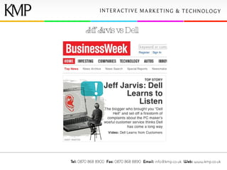 Jeff Jarvis vs Dell 
