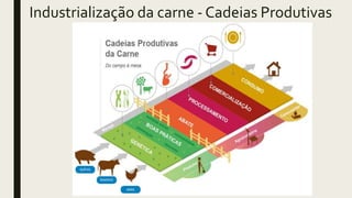 Industrialização da carne - Cadeias Produtivas
 