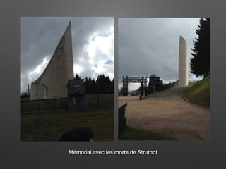 Mémorial avec les morts de Struthof
 