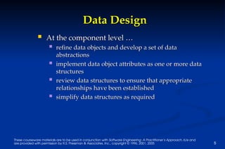 Comprehensive Overview of Software Architectural Design and Data ...
